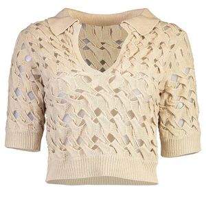 Nwot designer woven top